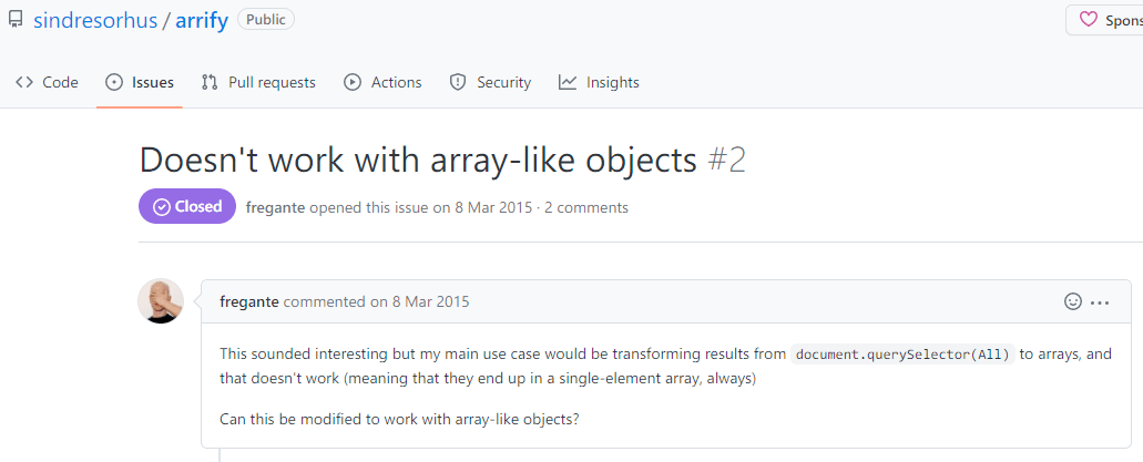 GitHub issue